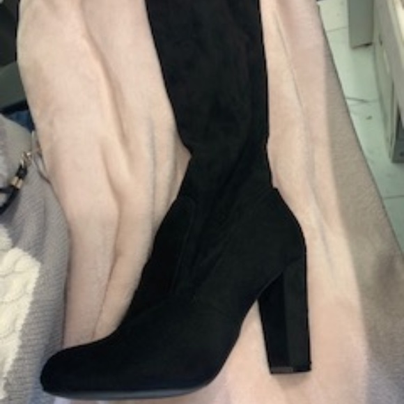 Shoes - Black Thigh High Boots